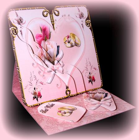 Wedding Day Pockets and Bookmark by Dianne Jackson