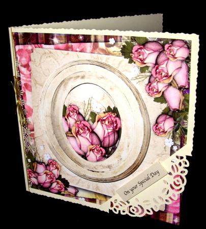 Vintage Pink Roses by Dianne Jackson