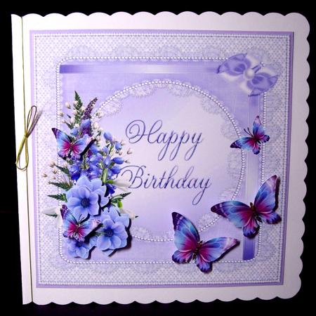 8x8 Lavender Birthday by Dianne Jackson