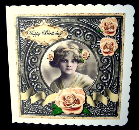Vintage Beauty in Peach by Dianne Jackson