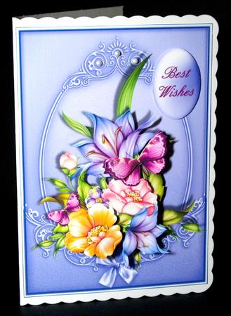 Floral Card Front Thank You by Dianne Jackson