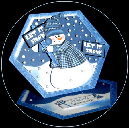 Snowman Christmas Easel Kit by Dianne Jackson
