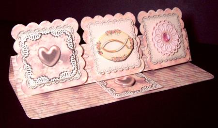 Cherry Blossoms Easel Card & Envelope Kit by Dianne Jackson