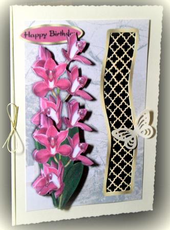Pink Orchid Aperture Birthday Kit by Dianne Jackson
