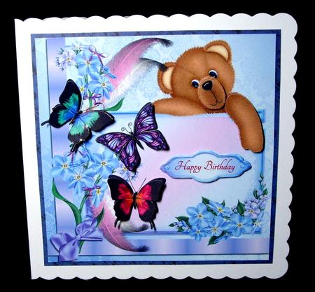 Forgetmenots & Butterflies by Dianne Jackson