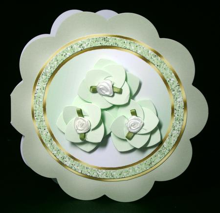 Round Glitter Framed Toppers Set 2 by Dianne Jackson