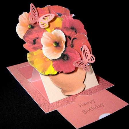 Slider-easel - Floral - Poppies by Dianne Jackson
