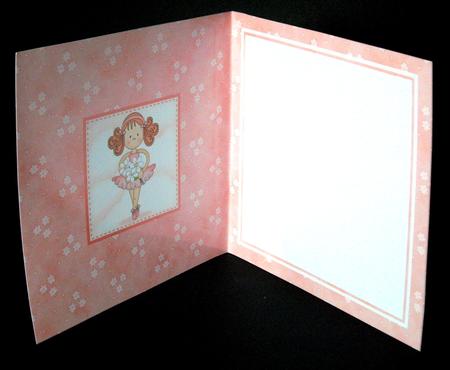 Betzi Ballerina Matching Insert Square Landscape by Dianne Jackson