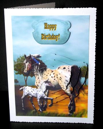 Mare and Foal Birthday by Dianne Jackson