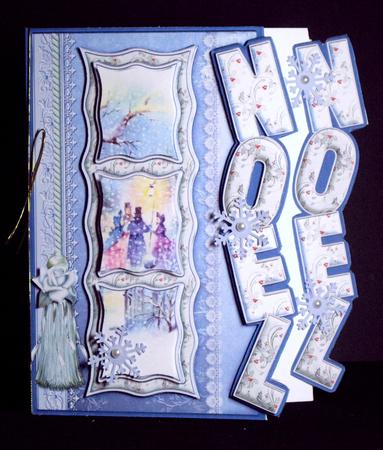 Christmas Carollers Over the Side Noel by Dianne Jackson