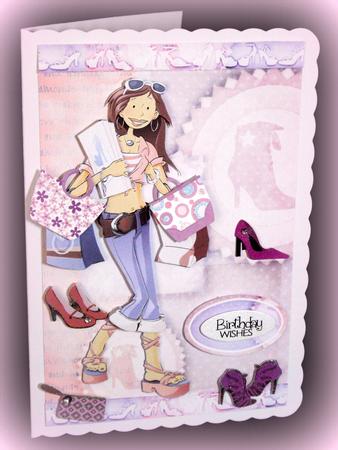 Shopaholic (pink) Kit by Dianne Jackson