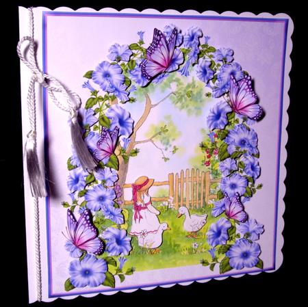 Feeding the Geese, Archway & Butterflies Decoupage Kit by Dianne Jackson