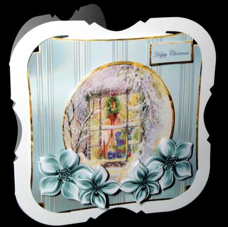Vintage Christmas Window by Dianne Jackson