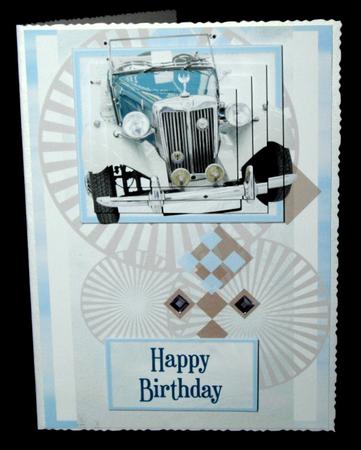 Vintage Car A5 Pyramid by Dianne Jackson