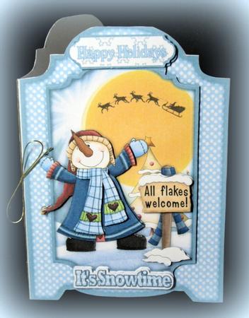 Mr Frosty A4 Screen Card Front by Dianne Jackson