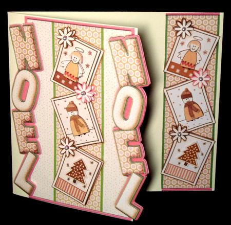 Contemporary Christmas Panels Over the Side Noel by Dianne Jackson