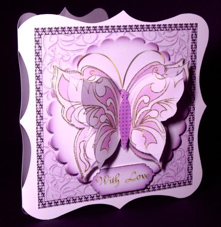 Harmony Large Topper with Butterfly 3 by Dianne Jackson