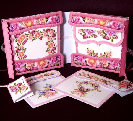 Stationery Gift Set - Floral Borders Bumper Kit by Dianne Jackson