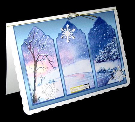 Lake in Winter Triptych by Dianne Jackson