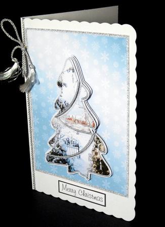 Christmas Tree Winter Scene by Dianne Jackson