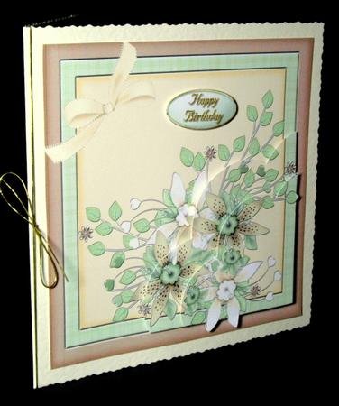 Floral in Pastels with Greenery by Dianne Jackson
