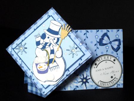 Snowman Twist Turn Card by Dianne Jackson