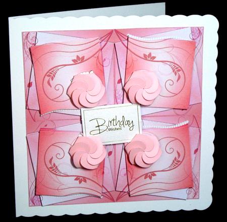 Swirls and Curls in Rose Red Quick Pages by Dianne Jackson