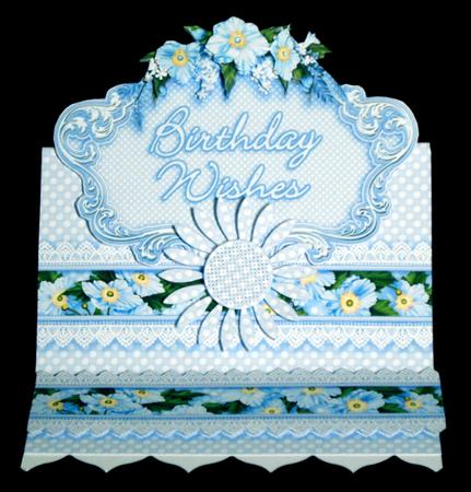 Matching Backing Paper for Sentiment Panels Blue by Dianne Jackson