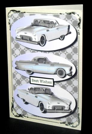 Classic Car T-bird Silver - Easy Layers by Dianne Jackson
