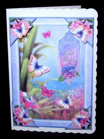 Fantasy Butterflies - Four Corner Bookmark Card by Dianne Jackson