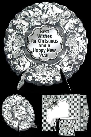 Plate Card Kit - Silver Christmas by Dianne Jackson
