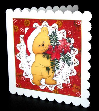 Poinsettia Bear Pyramid by Dianne Jackson