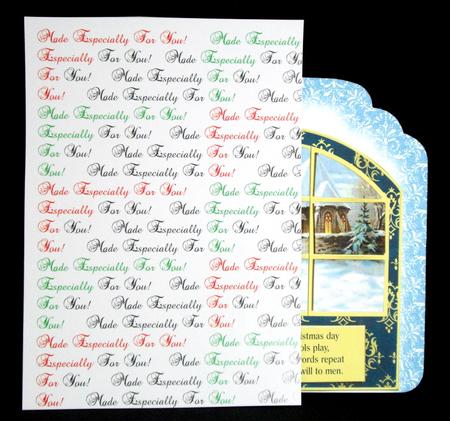 Card Protectors Red & Green 5x7 Portrait by Dianne Jackson