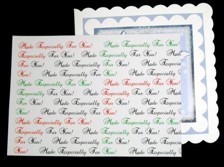 Card Protectors Red & Green 5x7 Landscape by Dianne Jackson