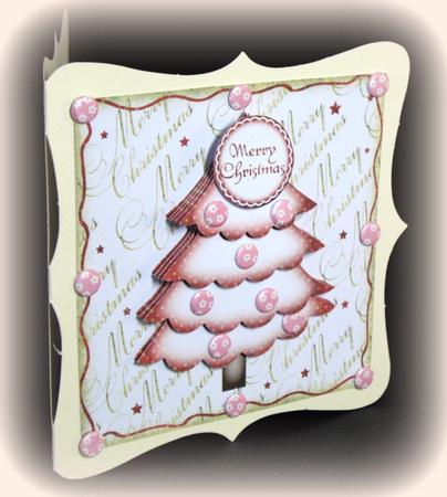 Cute Christmas Tree Large Square Topper 2 by Dianne Jackson