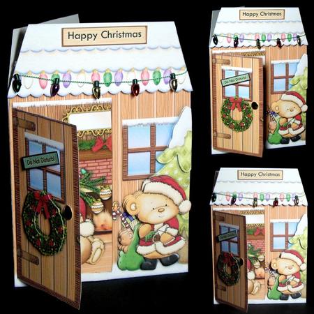 Snoozy Christmas Behind the Door Open & See by Dianne Jackson