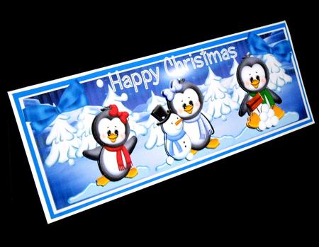 Snow Penquins and Snowman by Dianne Jackson