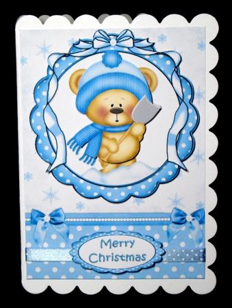 Christmas Ted Shovels Snow by Dianne Jackson