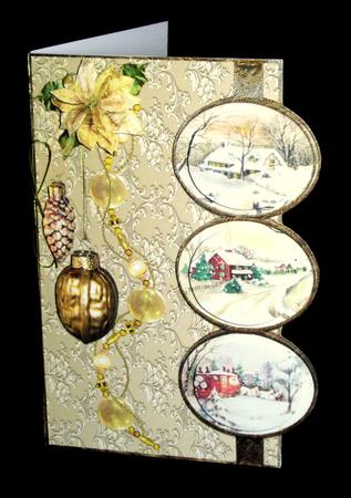 Vintage Christmas Over the Edge by Dianne Jackson