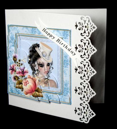Floral Framed Beauty Corner Stacker by Dianne Jackson