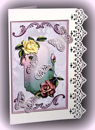 Heritage Roses Dusky Pink by Dianne Jackson