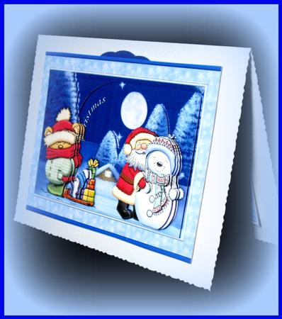 Starry Christmas Night in a Spin Animated Card Kit by Dianne Jackson