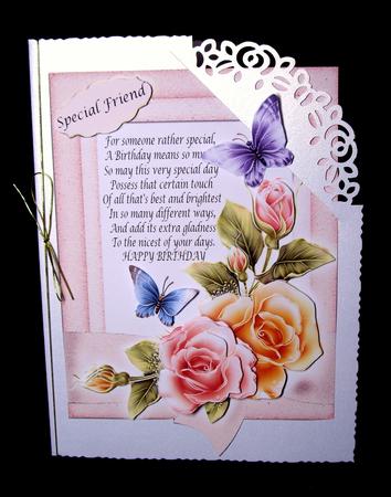 Birthday Rose Topper by Dianne Jackson