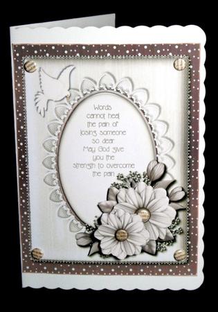 Overcomeing the Pain Card Topper 2 by Dianne Jackson
