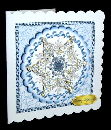Beautiful Snowflake Square Topper 8 by Dianne Jackson
