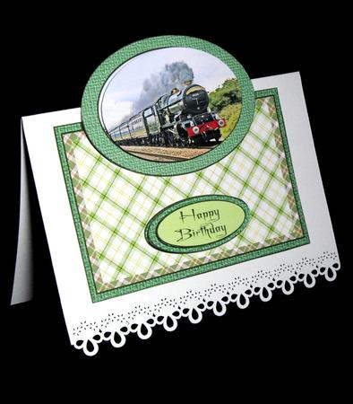 Train Over the Edge - Husband by Dianne Jackson