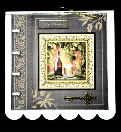Beer from the Hops Card Front by Dianne Jackson