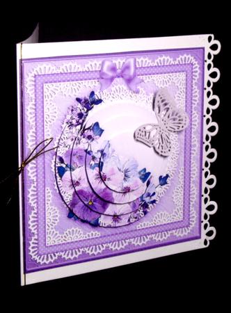 Spring Flowers Quick Card with Circle Pyramage by Dianne Jackson