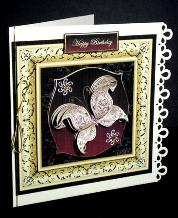 Butterfly Whispers Card Front by Dianne Jackson