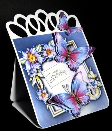 Beautiful Butterflies & Fancy Flowers Frame by Dianne Jackson